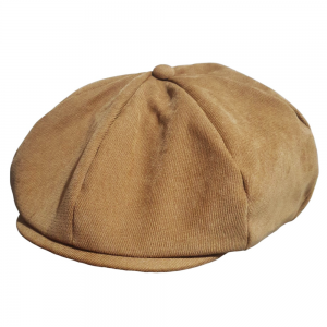 Boina Inglesa Masculina Oitavada Peaky Blinders Cáqui