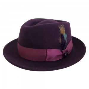Chapéu Fedora Quick Step Blackberry Bigalli