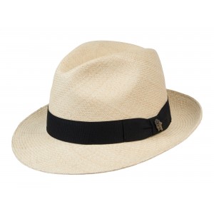 Chapéu Bigalli Fedora G8 Panamá Legítimo Natural