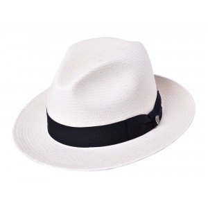 Chapéu Bigalli Fedora G8 Panamá Legítimo White