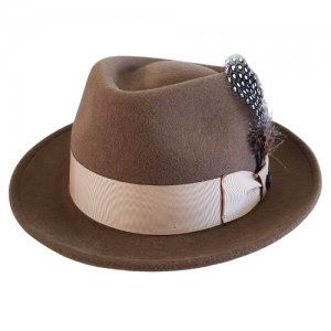 Chapéu Fedora Quick Step Bigalli Khaki