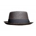 Chapéu Pork Pie Trilby Panamá Legítimo Bigalli Black
