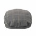 Boina Masculina Xadrez Cinza