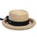 Chapéu Feminino Praia Manly Fibra Natural Bege